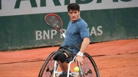 Gusti Fernández perdió la final de tenis adaptado de Roland Garros