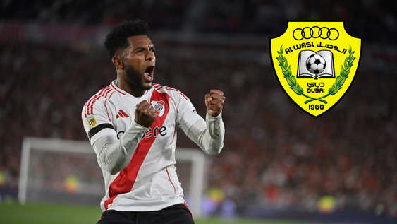 Miguel Borja muda sus goles a Arabia.