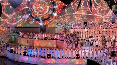 El espectáculo en el Frank Romero Day deslumbra por su montaje y a la vez representa el sentimiento mendocino por la vid y el vino.&nbsp;