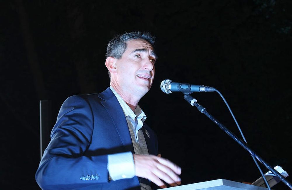Diego Stortini, presidente de la Cámara de Comercio, Industria, Agricultura y Turismo de Tunuyán (Foto: Nicolás Guevara)