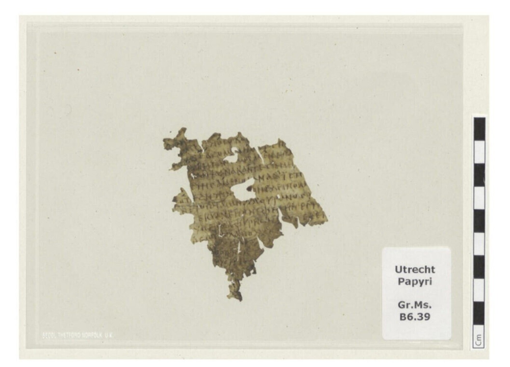 Un pequeño fragmento de La Odisea estaba en la Biblioteca de la Universidad de Utrecht, en Países Bajos. Foto: Universidad de Utrecht .