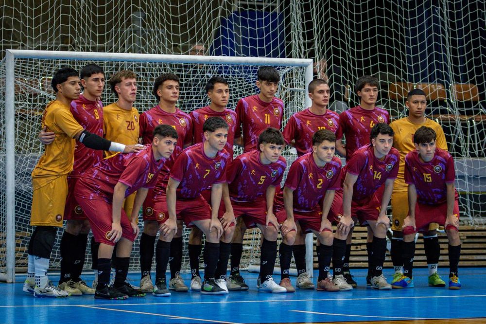 La selección de Mendoza de Futsal categoría C 20 que fue campeona en Comodoro Rivadavia