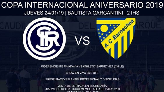 Independiente festeja su aniversario enfrentando a un equipo chileno
