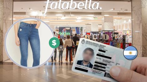 Esto cuesta un pantalón liquidado al 50% en Falabella Chile: se compra online desde Argentina y se retira gratis