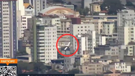Impactante accidente aéreo en Brasil.
