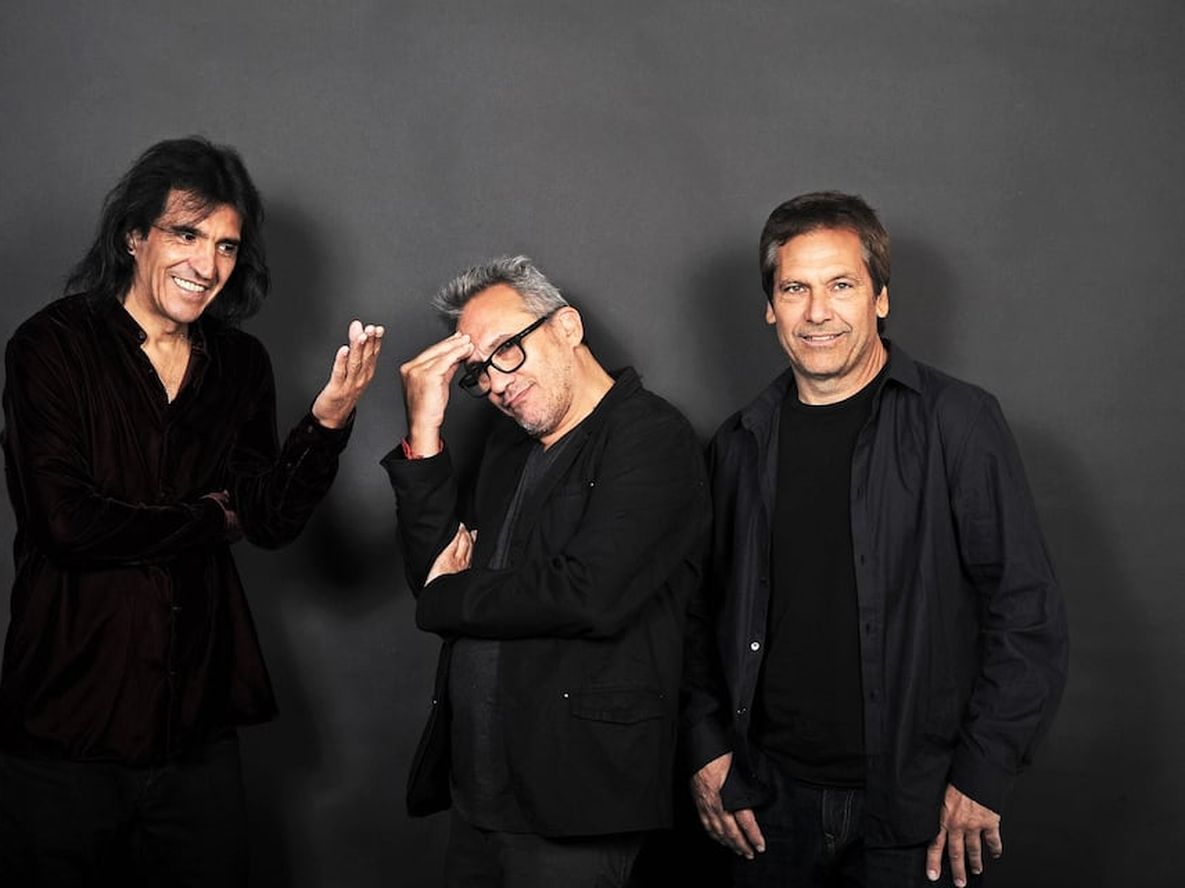 Los Enanitos Verdes en el último tiempo: Felipe Staiti, Marciano Cantero y J Morelli (Gentileza)