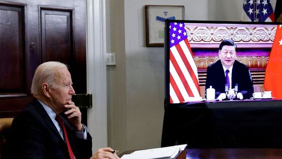 Joe Biden y XI Jinping, presidentes de EE.UU. y China respectivamente.
