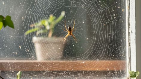 Los Andes | araña en la ventana