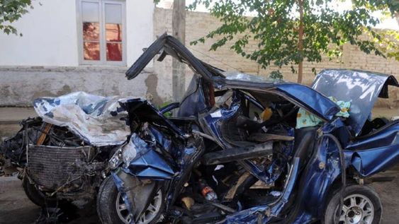 Febrero de 2013. Así había quedado el auto chocado de las víctimas Juan Manuel Viudez y su hija María Laura. Doce años después, detuvieron en Bolivia al acusado, Adrián Ocampo Cazón (52), quien ahora será juzgado. Archivo.&nbsp;