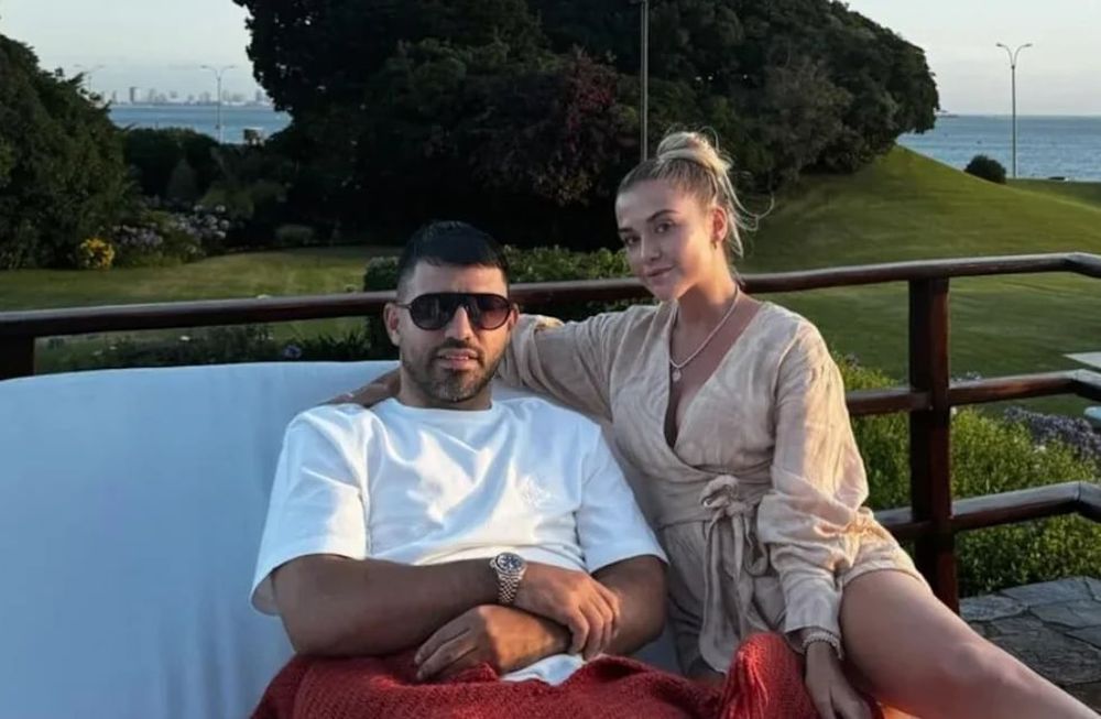 El Kun Agüero y Sofía Calzetti ya definieron el nombre de su hija.