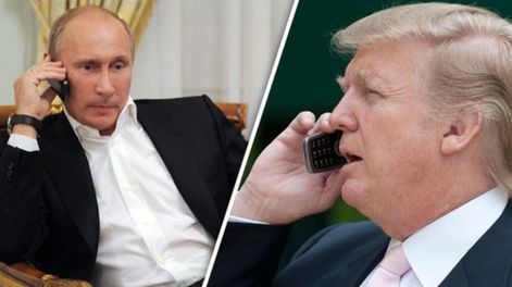 Vladimir Putin y Donald Trump.