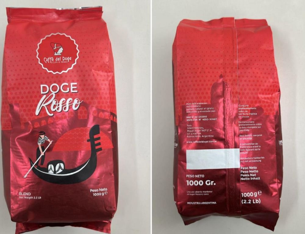 Café prohibido y retirado del mercado por Anmat