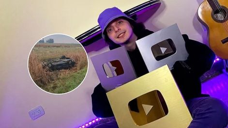 Murieron el youtuber Chaterbox y su padre en un choque frontal &nbsp;