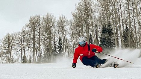 Los Andes | El mendocino de las nieves: es instructor de esquí, pasa medio año en las pistas y ganó el mundial con Argentina. Foto: Gentileza Juan Ignacio Crescitelli