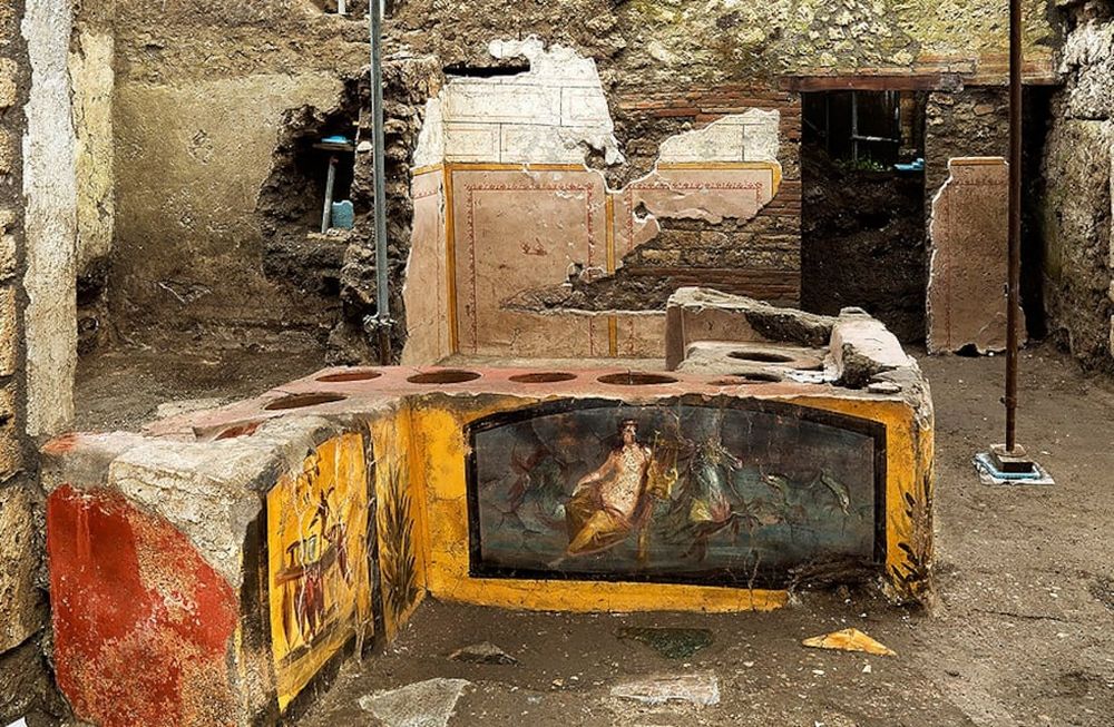 Descubren Termopolio en las ruinas de Pompeya