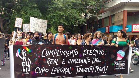 Los Andes | Nueva marcha del orgullo LGBTQI+ en Mendoza. Foto: José Gutiérrez / Los Andes