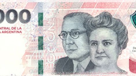Nuevo billete de $2000