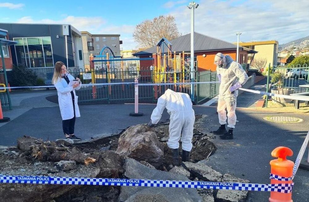 Un colegio simuló el impacto de un meteorito y generó revuelo en las redes sociales.