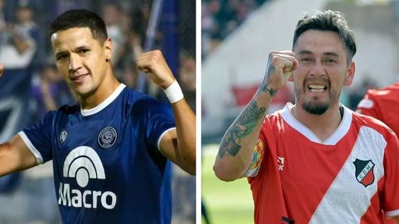 Alex Arce y Rubens Sambueza, las figuras de Independiente y Maipú, respectivamente. / Los Andes