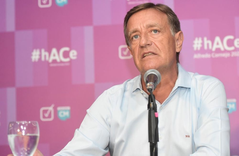 El gobernador Rodolfo Suarez anunció la creación de una empresa estatal que promoverá las inversiones en la exploración minera. Foto: Mariana Villa / Los Andes