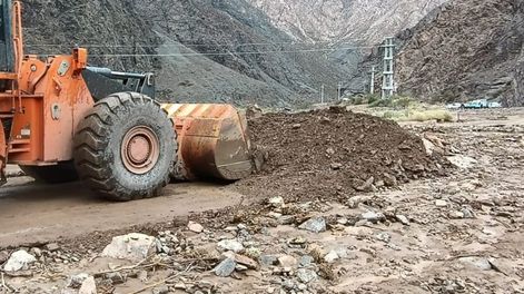 La tan anunciada tormenta en Mendoza generó aludes en Alta Montaña. | Foto: Gendarmería Nacional