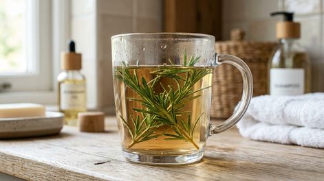 Aunque el romero contiene antioxidantes y antiinflamatorios como el ácido rosmarínico, la remoción del exceso de grasa del cuero cabelludo depende de una lavada correcta con champú.