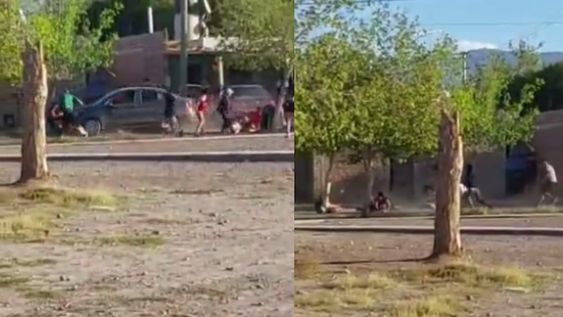 Los atropellados son una menor de 17 años y un joven de 18. Foto: Captura video.