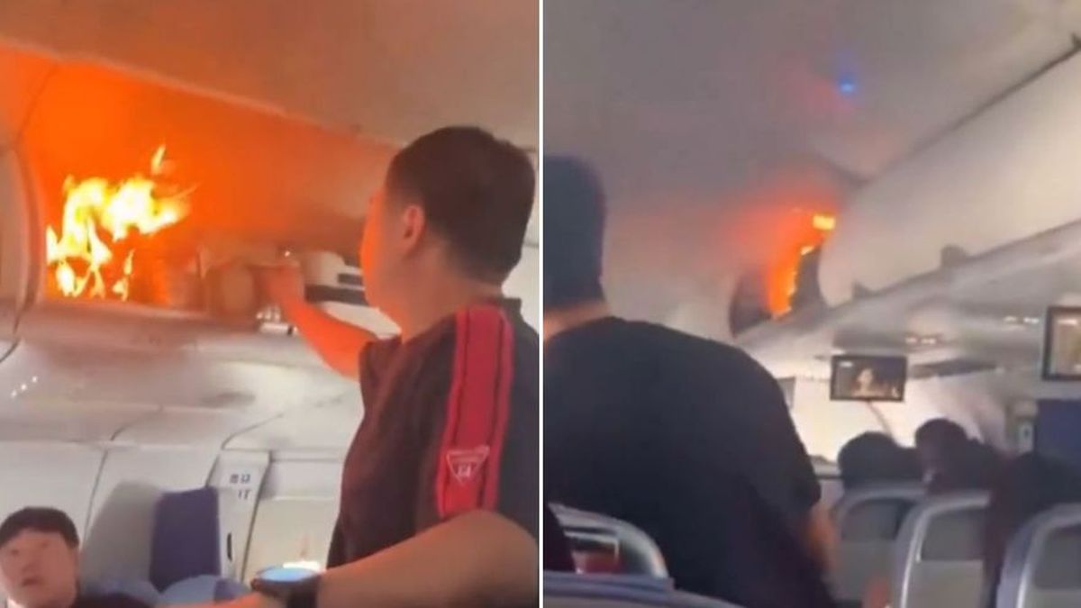 Incendio en las nubes: una batería de litio explotó durante un vuelo