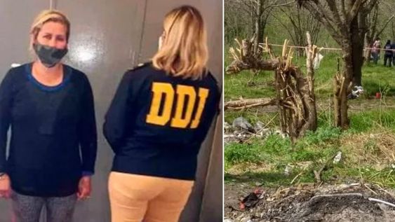 Nacy Montiel (45) es la única detenida por matar a José María Palavecino (40) en General Rodríguez. Su hijo había dicho que el hombre lo había violado. / Gentileza