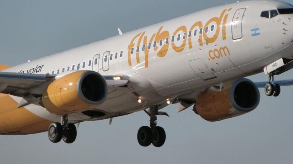 Flybondi, al límite: un solo avión en Argentina y más vuelos cancelados
