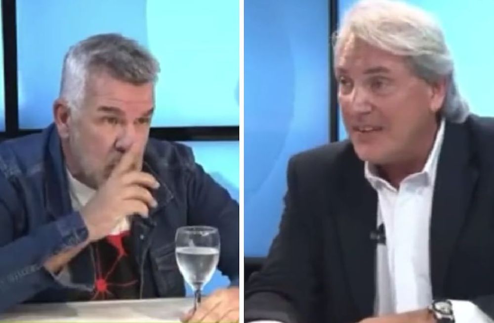 Dady Brieva volvió a estallar la polémica en Uruguay y protagonizó un fuerte cruce con un periodista. Foto: captura de video.