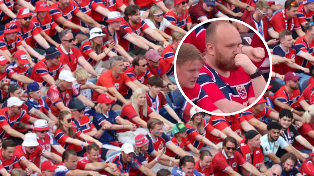 Un hincha noruego se negó a hacer la remada vikinga y dio una insólita explicación: Es un error histórico
