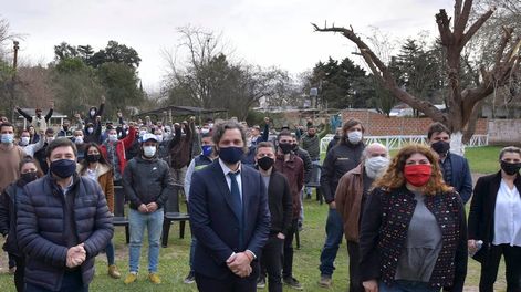 El jefe de Gabinete de Ministros de la Nación, Santiago Cafiero, presentó el Programa Potenciar Acompañamiento.