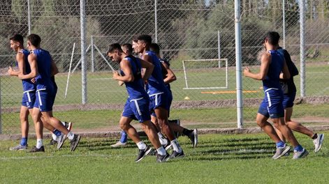 La práctica de Godoy Cruz en el predio e Coquimbito. / Gentileza: Prensa Godoy Cruz.