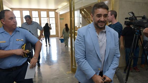 Elecciones 2023Esta mañana en el Poder Judicial, se presentó Boleta Única a intendentes.Fernando Ubieta intendente de La PazFoto: Orlando Pelichotti