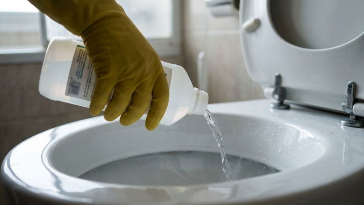 Un solo chorrito sobre el agua del inodoro por la noche elimina olores desagradables del baño para siempre