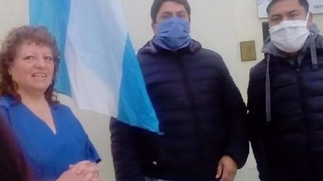 Angélica, en el hospital.