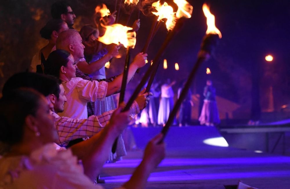 Rivadavia se viste de Vendimia y celebra su fiesta entre el canto y “Presagios de tradición”