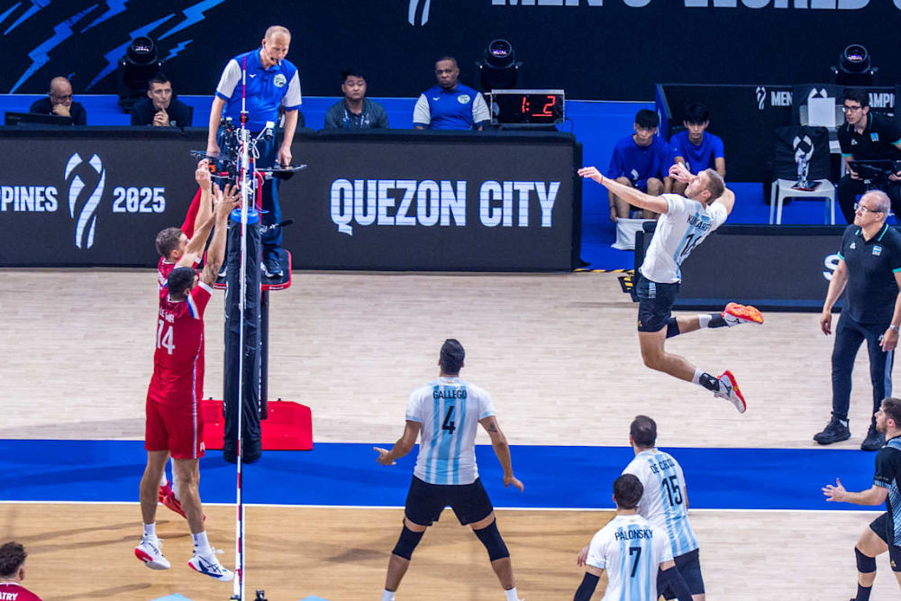 Triunfo histórico de la Selección Argentina ante Francia en el Mundial de Vóley.