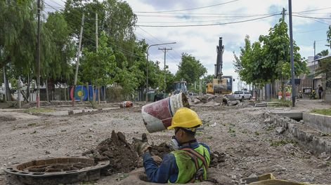 Calle Mitre: inició un nuevo tramo de obras integrales en Guaymallén