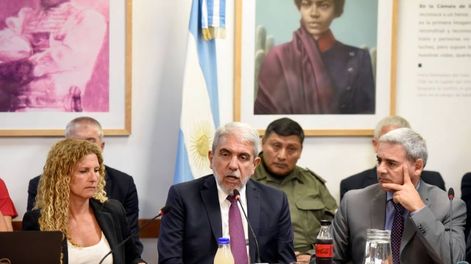 Los Andes | El ministro de Seguridad, Aníbal Fernández, respondió preguntas de diputados (Foto: HCDN)