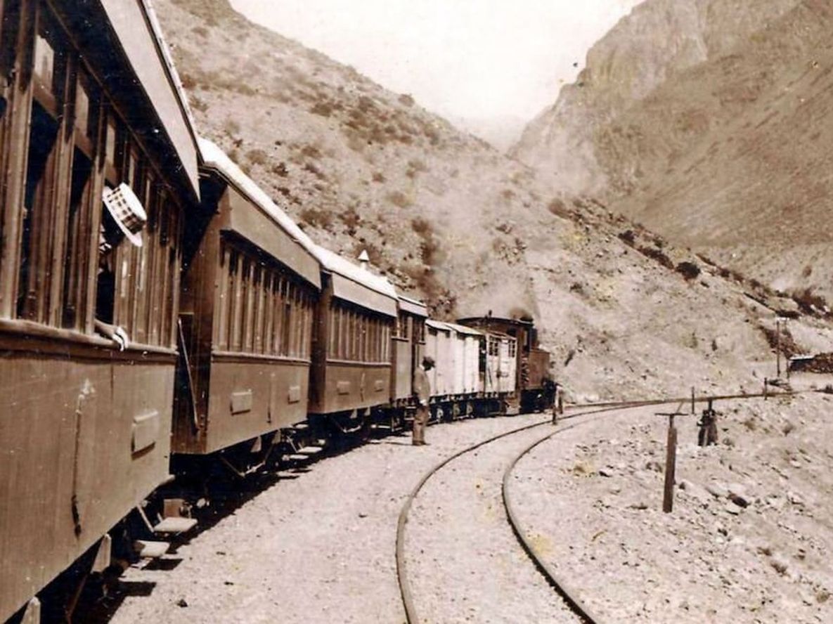 La llegada del ferrocarril a Mendoza. / Imagen ilustrativa / Gentileza