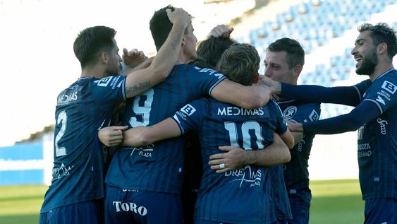 Los jugadores de Independiente levantaron su nivel y el equipo colectivamente funciona como tal. Foto: Orlando Pelichotti - Los Andes