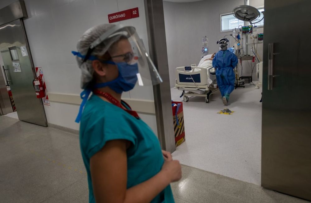 Los quirofanos de la nueva guardia del Hospital Central acondicionados para Guardia Covid y terapia intensiva con respirador para pacientes críticos. Ignacio Blanco / Los Andes Foto: Ignacio Blanco / Los Andes