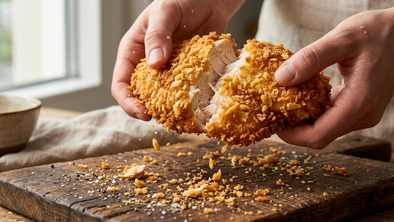 Prepará este pollo mega crujiente en tu casa con estos ingredientes.&nbsp;