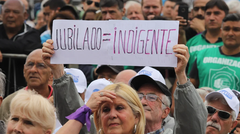 Jubilados relaman una mejora en sus ingresos desde varios años.