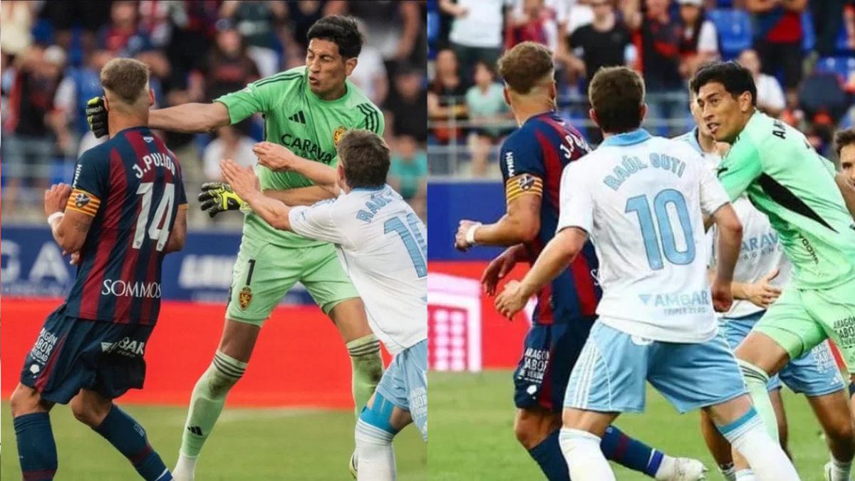 El mendocino Esteban Andrada perdió la calma en España y agredió a un rival con un fuerte golpe