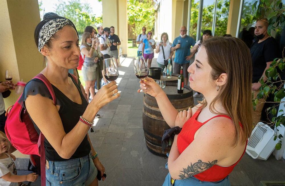Virginia y Lara son de Buenos Aires, visitaron Mendoza y conocieron bodegas y sitios de montaña.