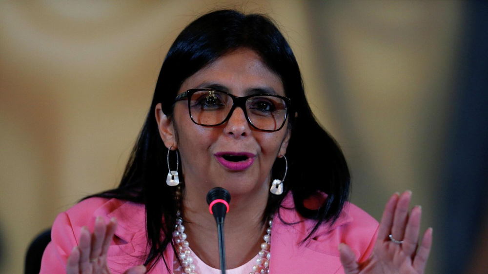 La presidenta interina de Venezuela, Delcy Rodr&iacute;guez&nbsp;