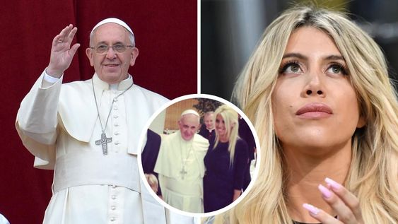 wanda nara recordo la bendicion del papa francisco en un momento clave de su vida